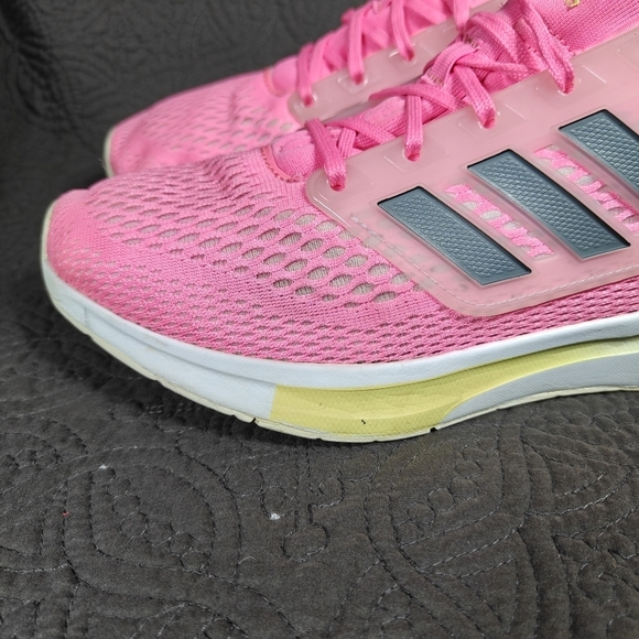 Adidas Women's EQ21 Pink Running Sneaker Athletic Comfy Shoe Size 11 - Picture 3 of 9